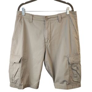 Gap Men's Khaki Flat Front Shorts Size 34
